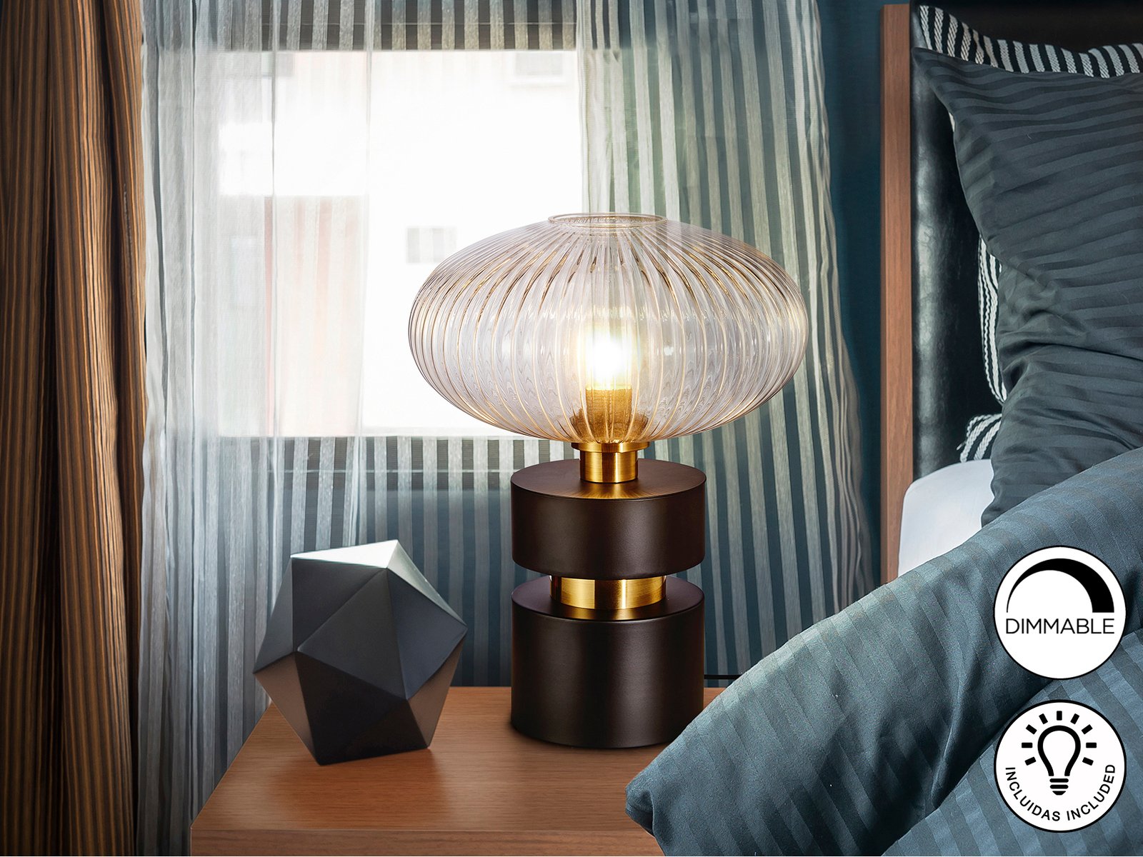 NORMA-SOBREMESA 1L NEGRO-LATON UK