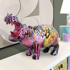 HIPPO- FIGURA DECO GRAFITI