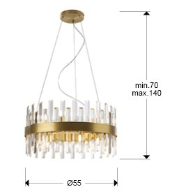 GRACE- LAMPARA 14L ORO