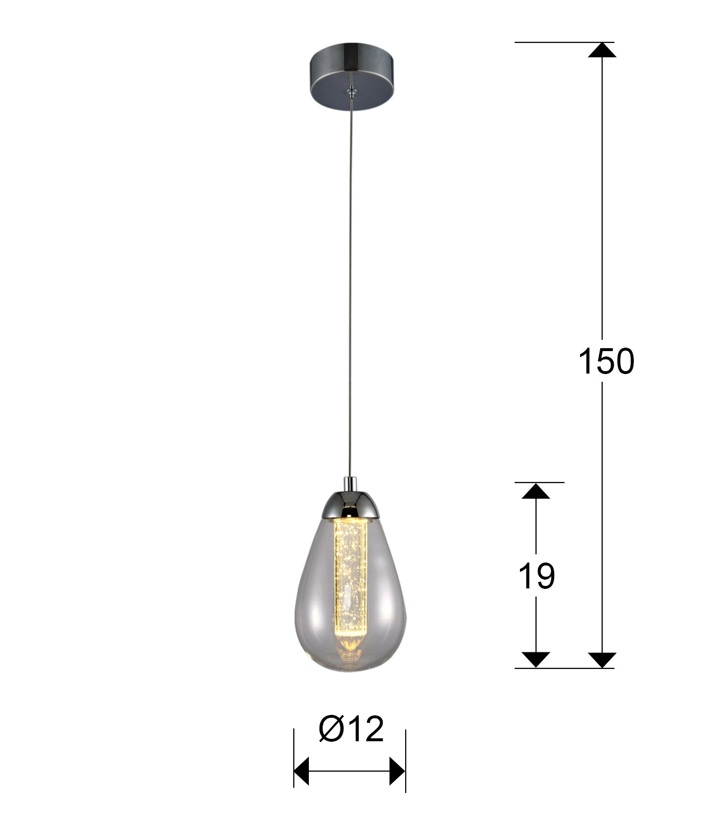 LAMPARA·TACCIA· 1L LED Ø12