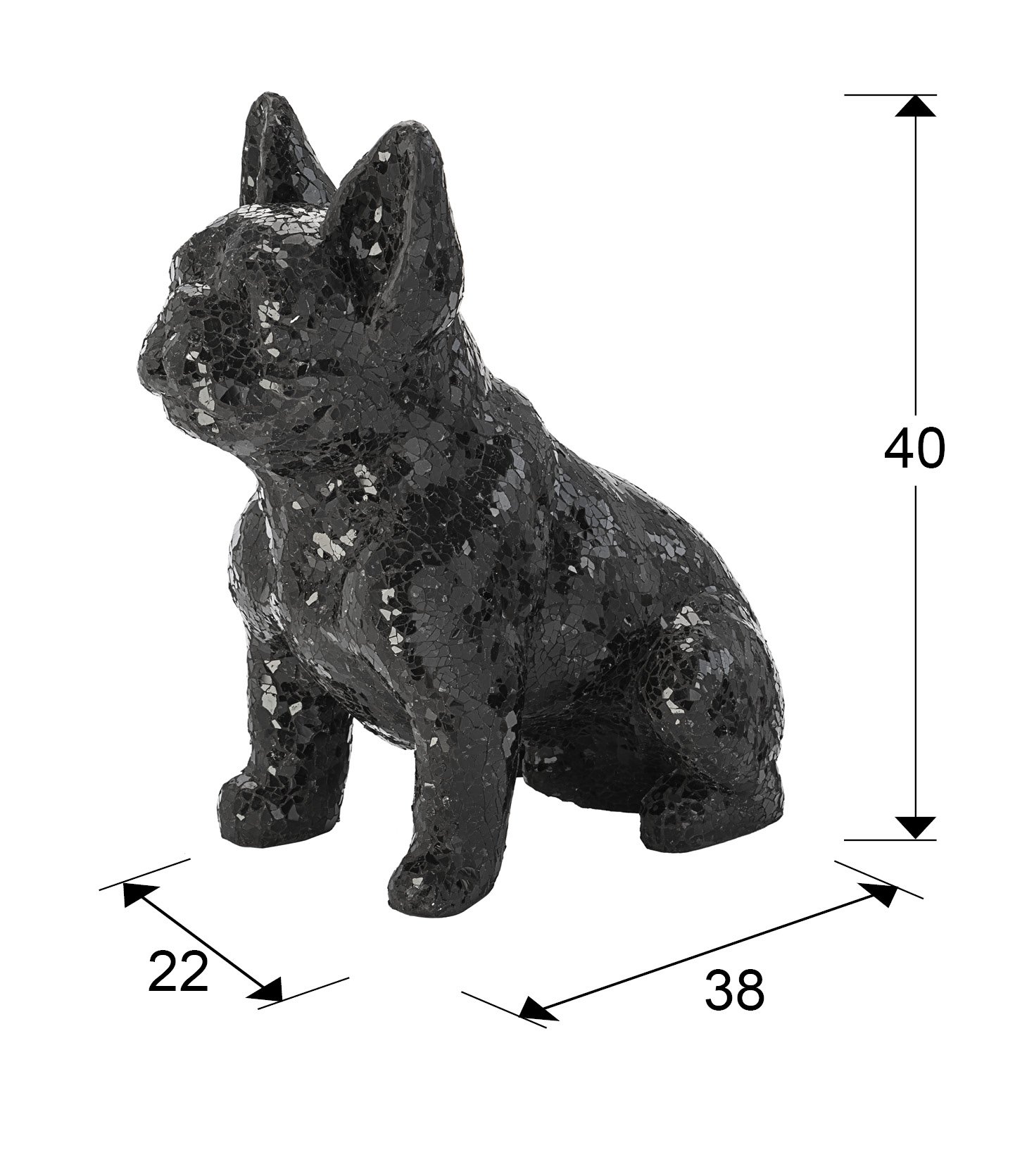 FIGURA BULLDOG·CODY·CRISTNEGRO