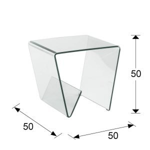 MESA AUXILIAR ·GLASS III·