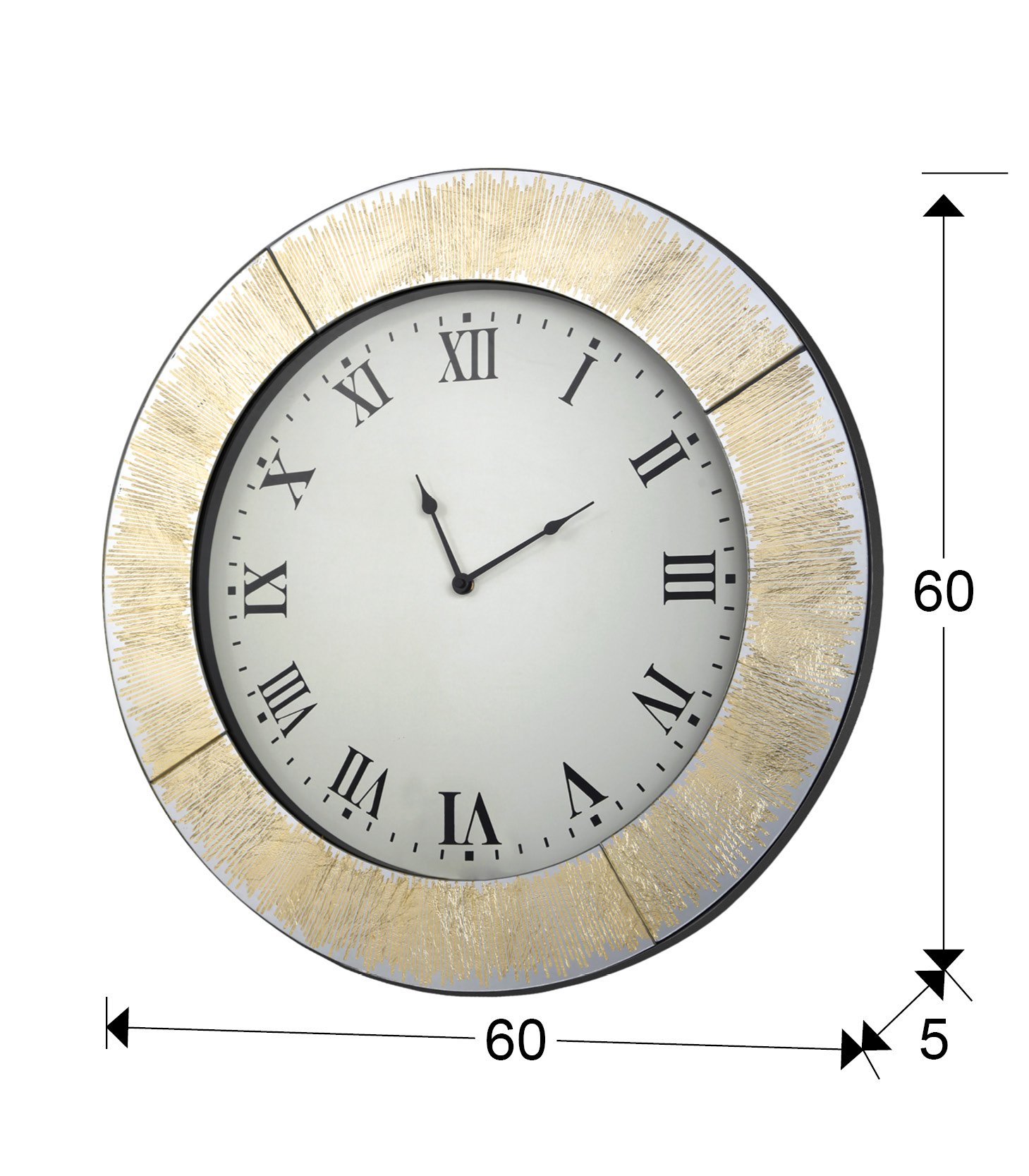 RELOJ ·AURORA· ORO Ø60