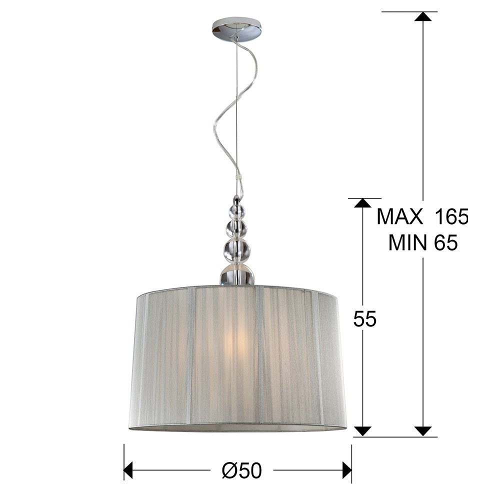 LAMPARA 50Ø ·MERCURY· TRANSP.