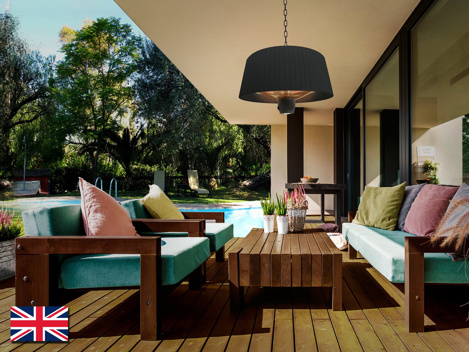 ESTUFA SUSPENSION ·HEAT I· 1500W - Imagen 2