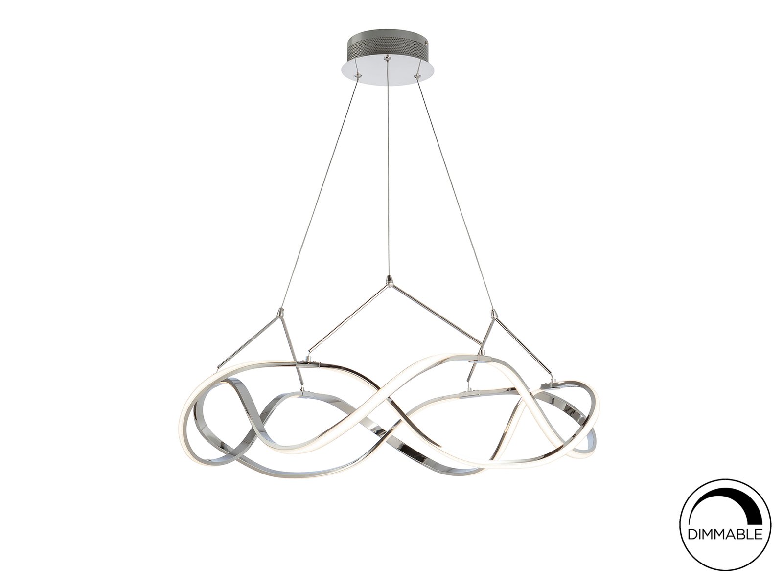 LÁMPARA LED ·MOLLY· 80Ø CROMO - Imagen 3