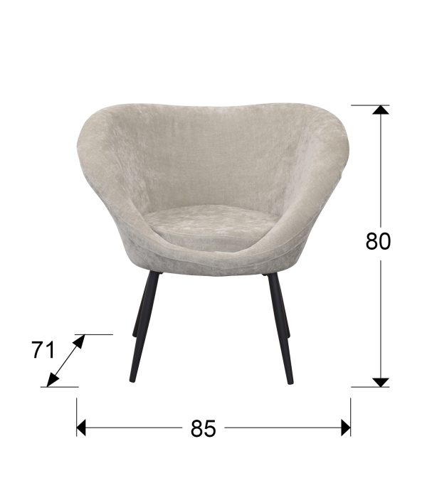 OZOME- BUTACA  NEGRO-BEIGE