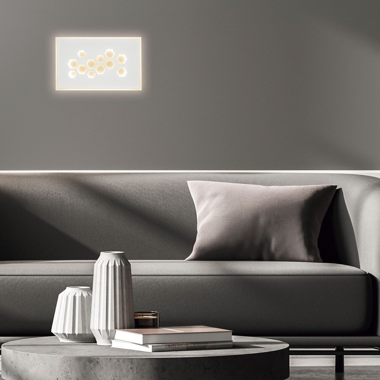 APLIQUE LED DEMBE BLANCO LED 20W 1900LM 3000K - Imagen 2