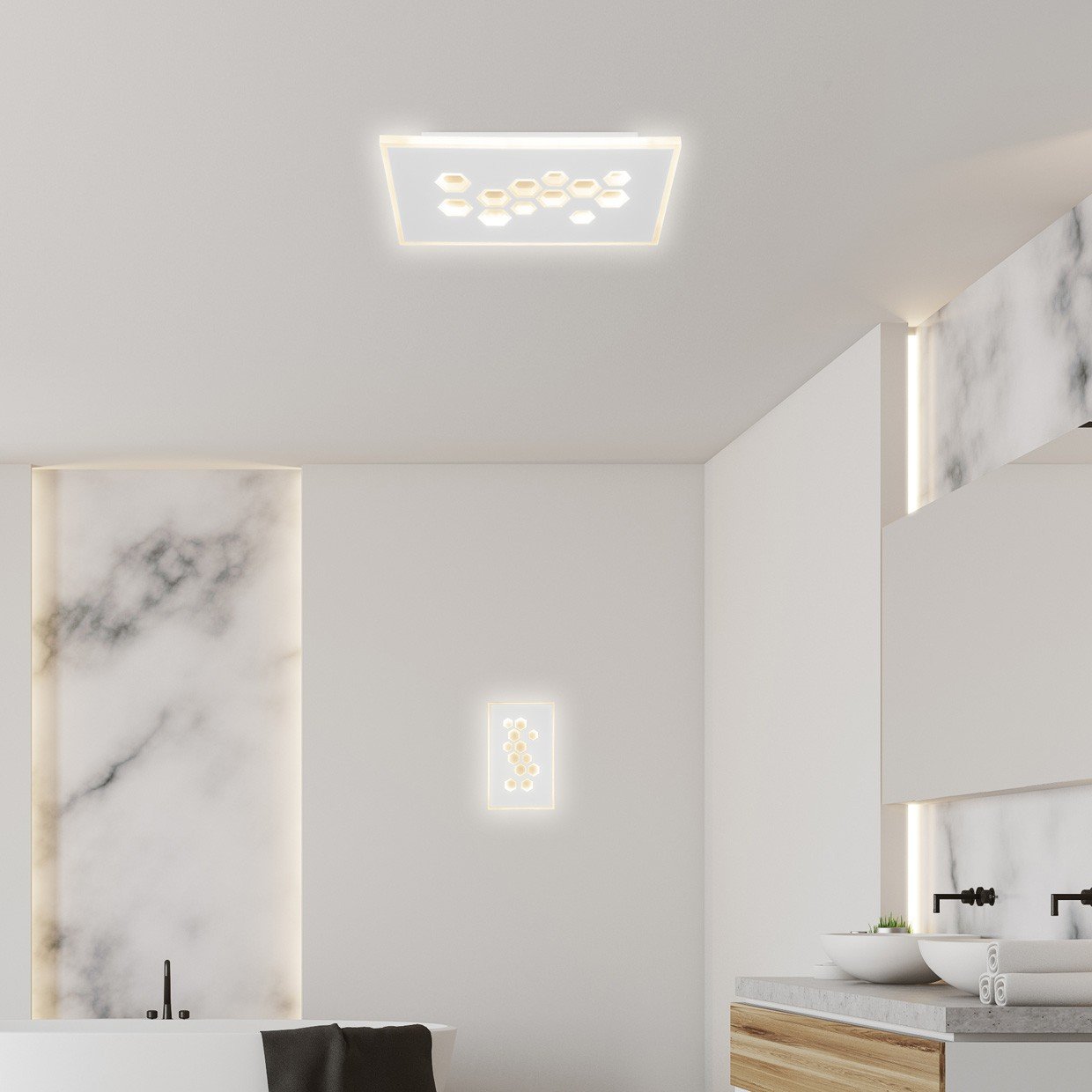 APLIQUE LED DEMBE BLANCO LED 20W 1900LM 3000K - Imagen 8