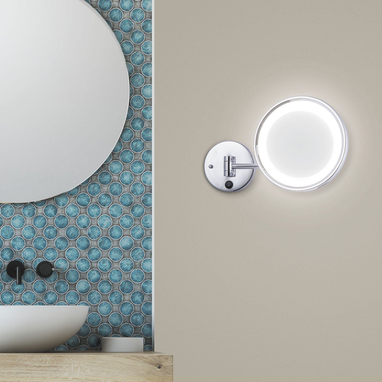 APLIQUE REFLEX CROMO LED 8W 760LM 4000K - Imagen 6