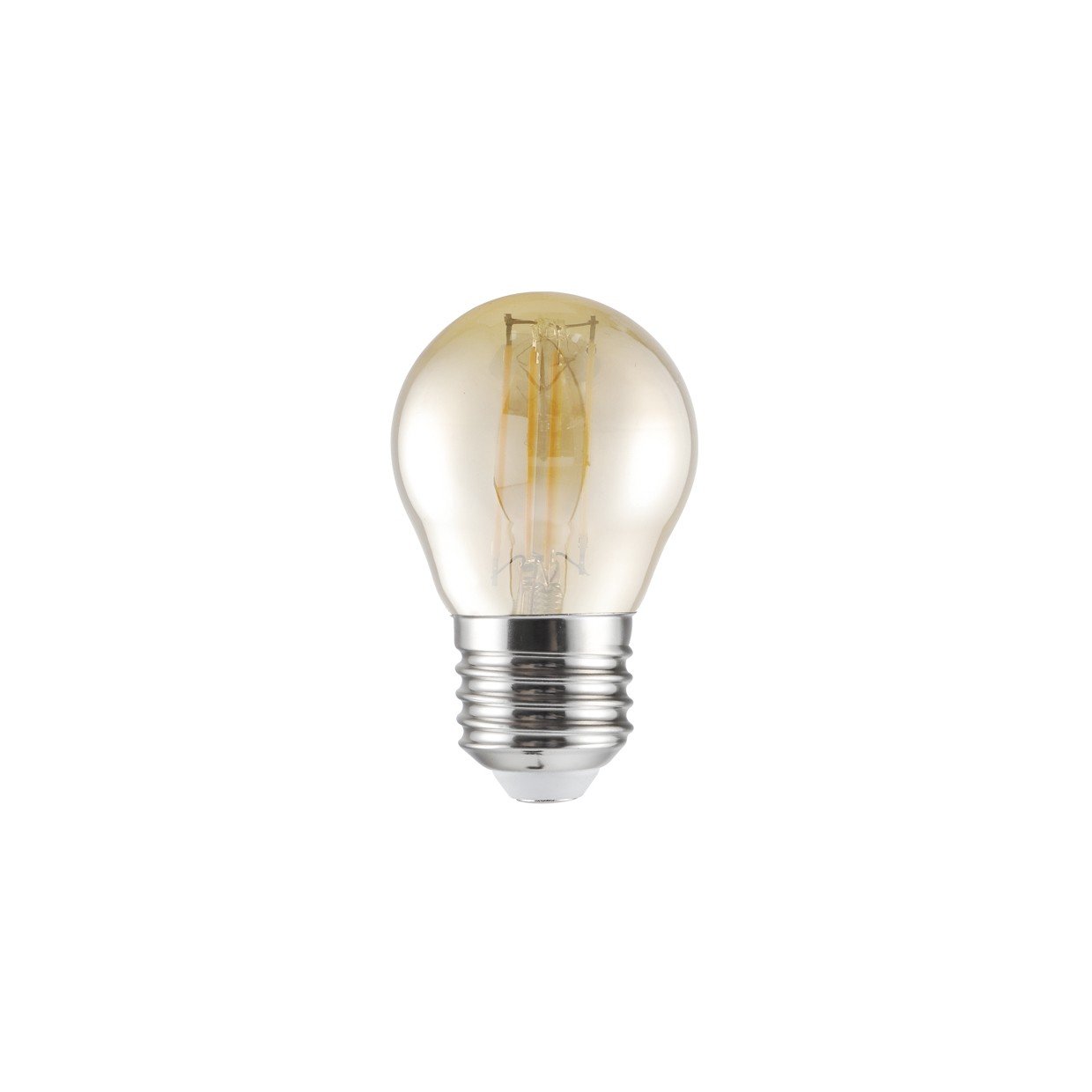 BOMBILLA LED ESFER. 6W AMBAR LED 6W 570LM 3000K - E-27 - Imagen 2