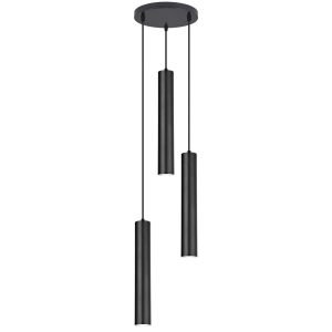 COLGANTE 3L. ANTIA NEGRO 3 X 40W GU-10