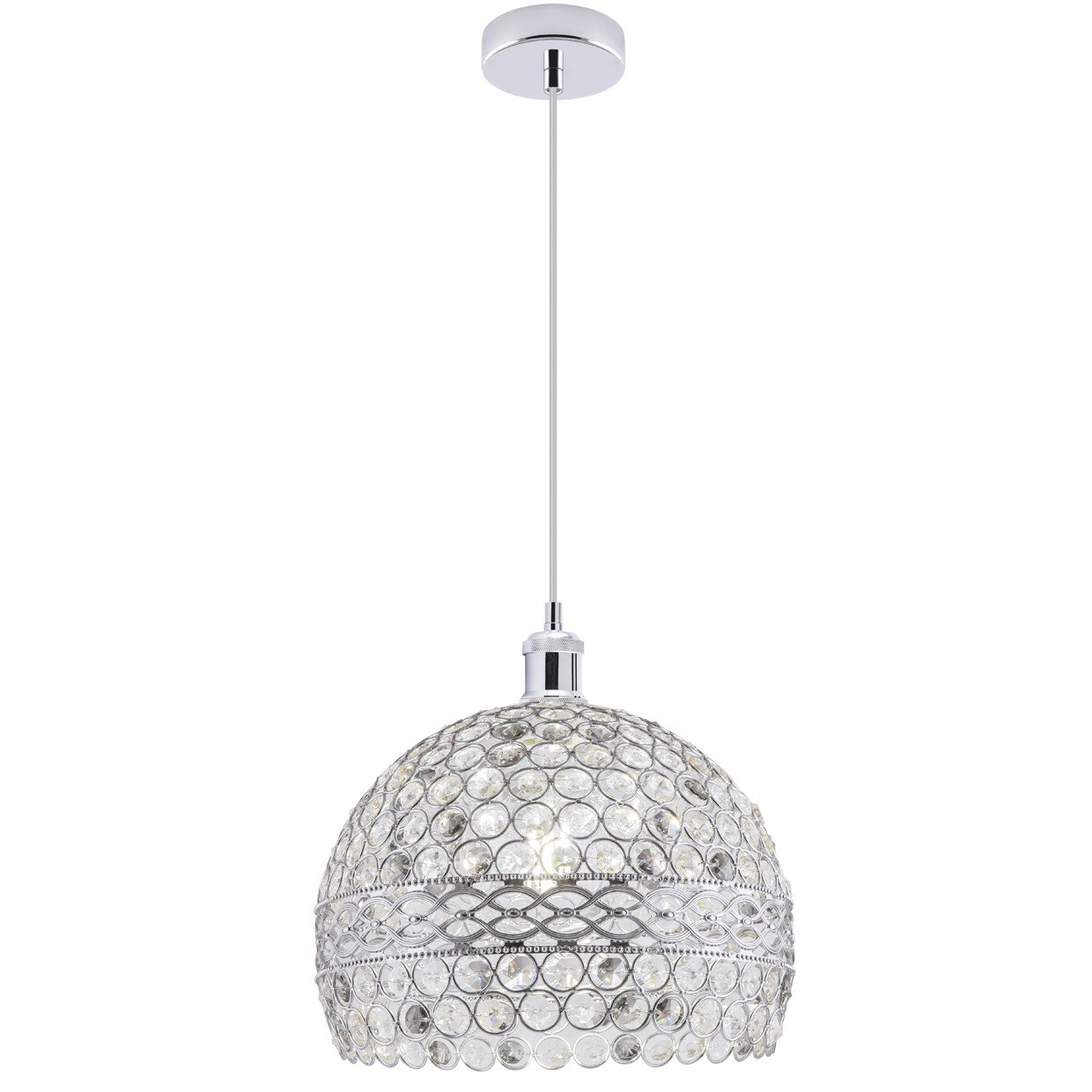 COLGANTE AIRANA CROMO 1 X 60W E-27 - Imagen 2