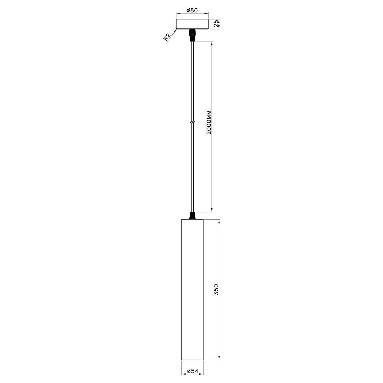 COLGANTE ANTIA BLANCO 1 X 50W GU-10 - Imagen 2