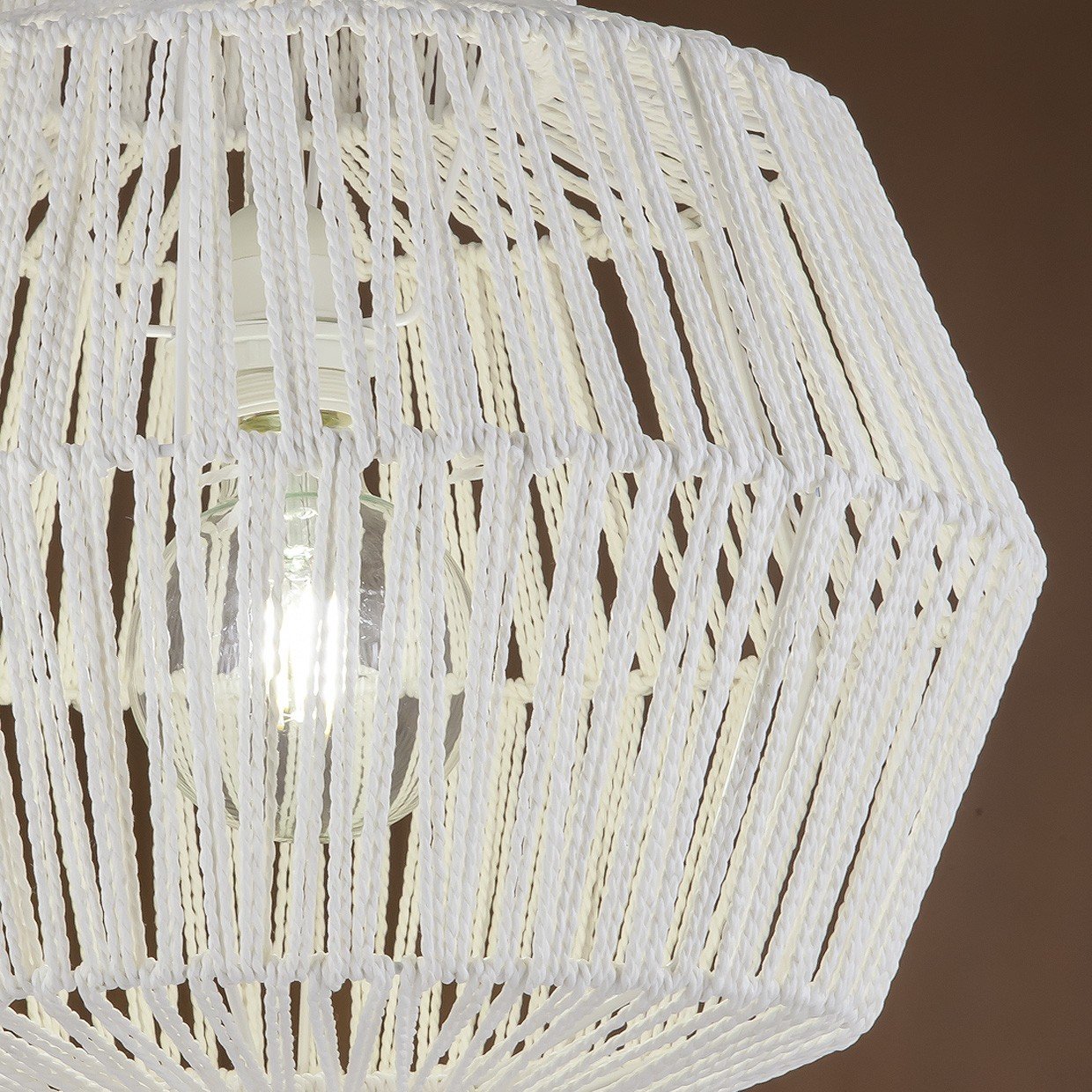 COLGANTE BALBEC BLANCO 1 X 60W E-27 - Imagen 2