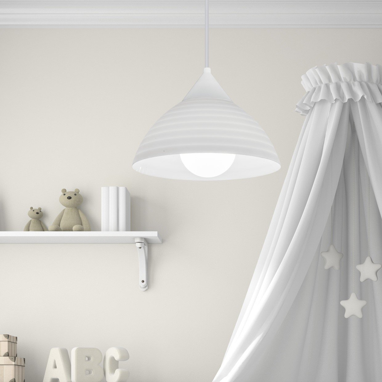 COLGANTE KOPEN BLANCO 1 X 60W E-27 - Imagen 8