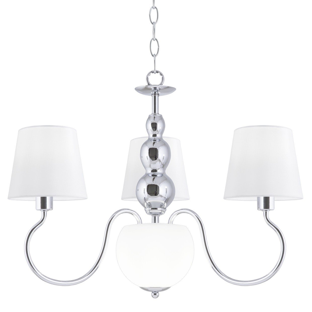 LAMPARA 3L MAXIMA CROMO 3 X 40W E-14+2 X G-9 - Imagen 3