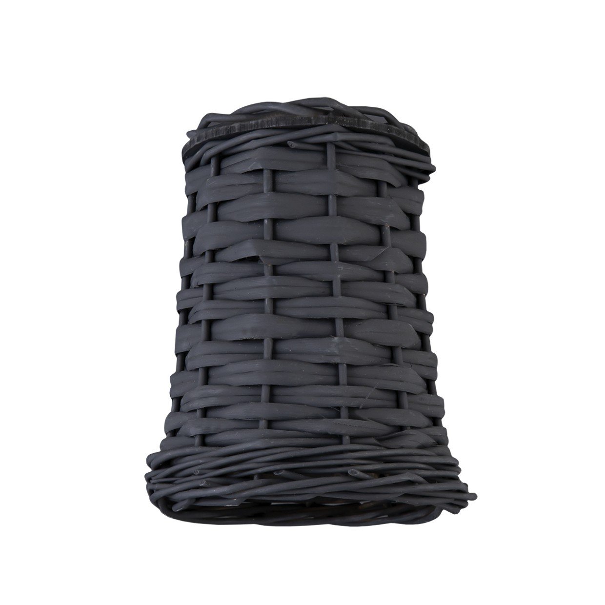 PANTALLA MIMBRE NEGRA 1 X 60W E-27 - Imagen 2