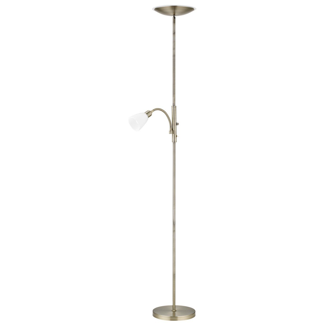 PIE SALON ATOS CUERO LED 18W 4000K + 1 X 40W E-14