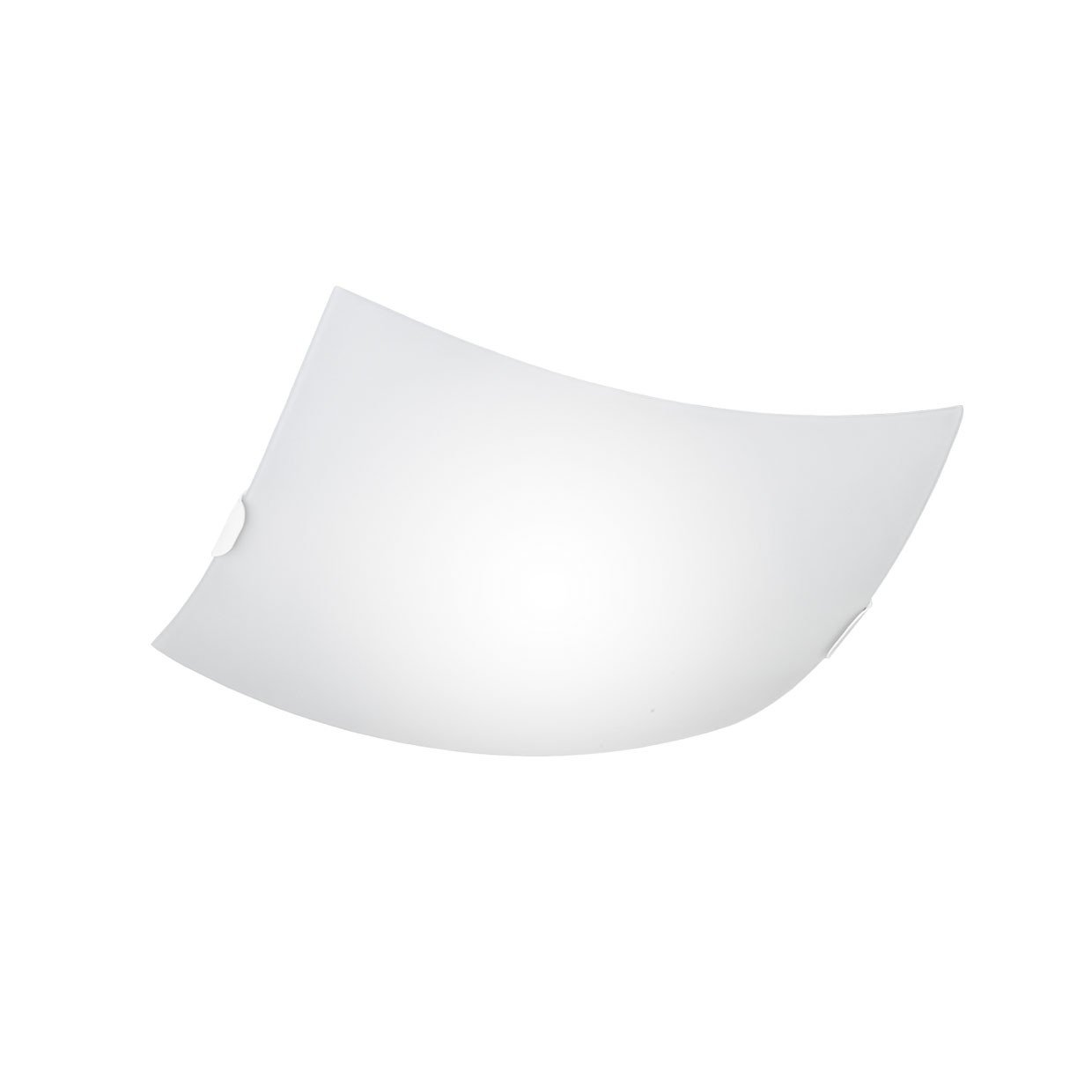 PLAFON NOMAD CUADRADO BLANCO 2 X 60W E-27 - 30CM
