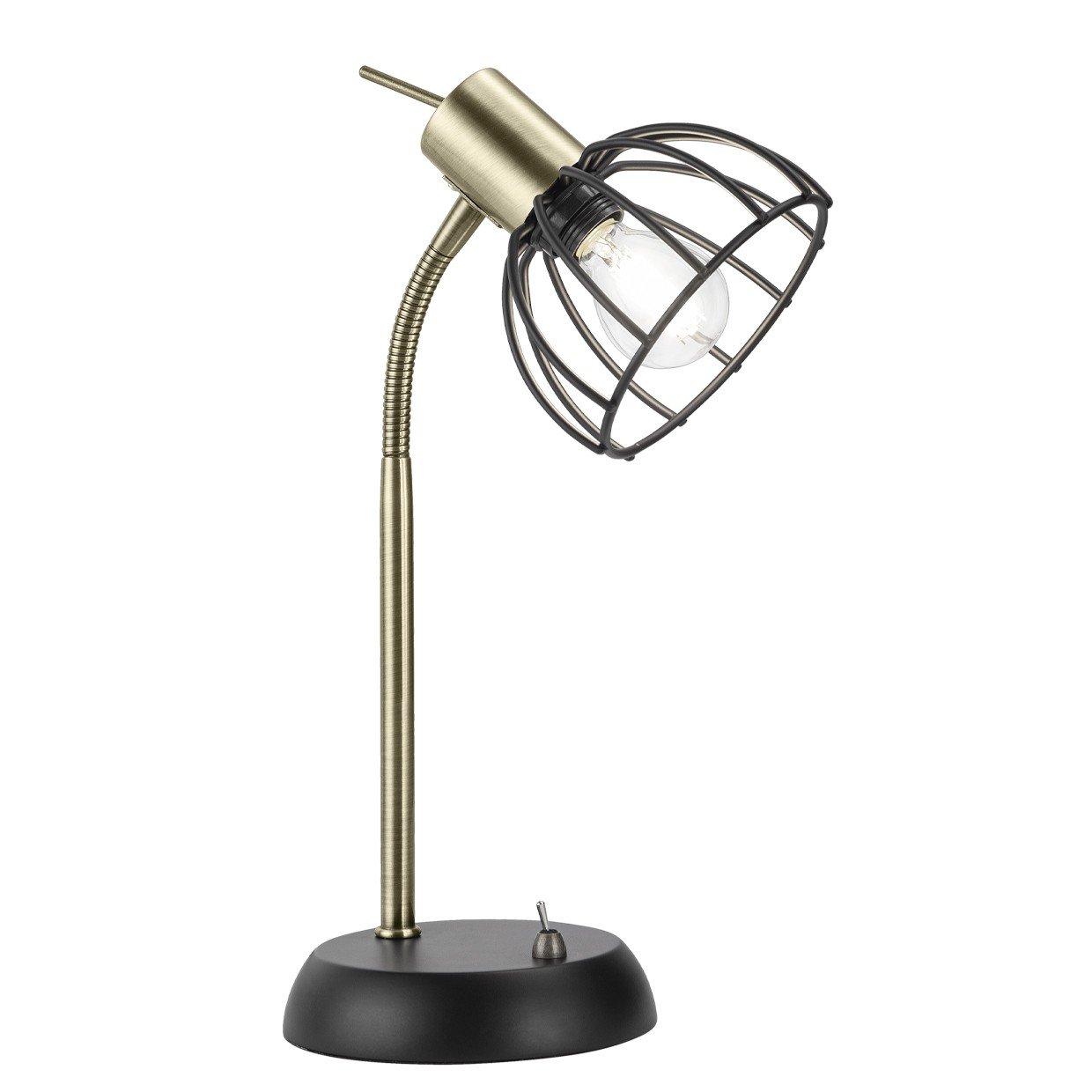 SOBREMESA 1L BERMEO NEGRO MATE 1 X 40W E-14 - Imagen 2