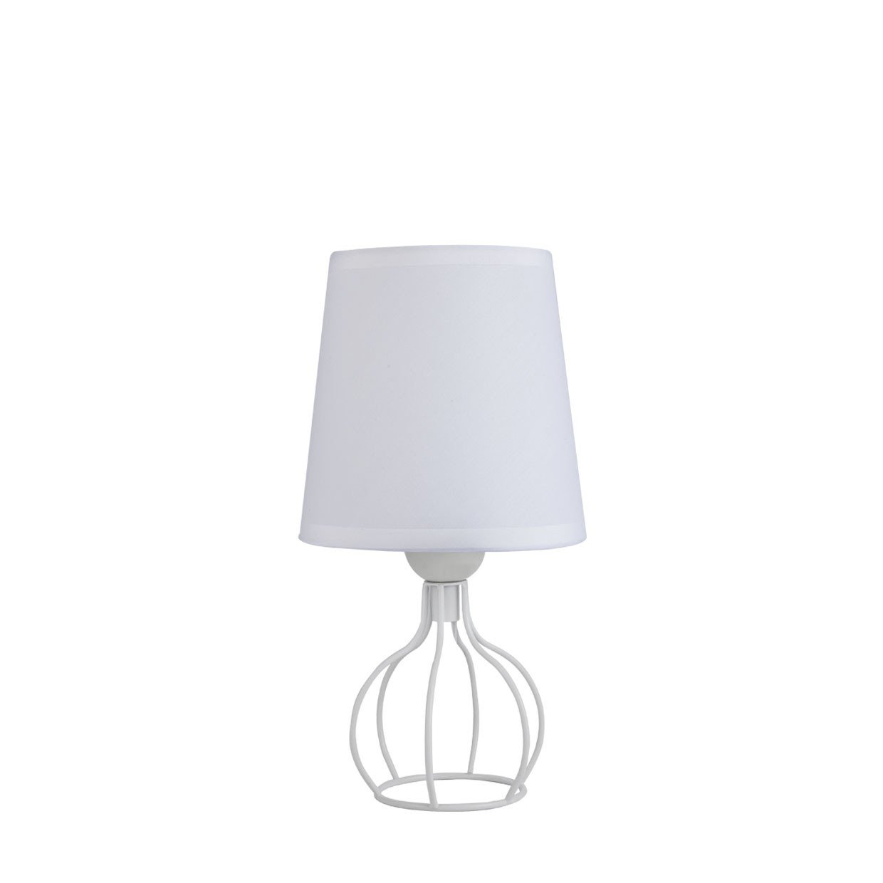 SOBREMESA HILDA BLANCO 1 X 60W E-27 - Imagen 2