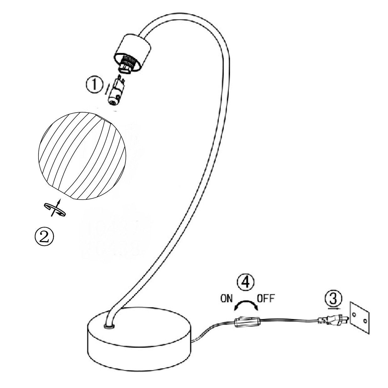 SOBREMESA ROLO CUERO 1 X 40W G-9 - Imagen 3