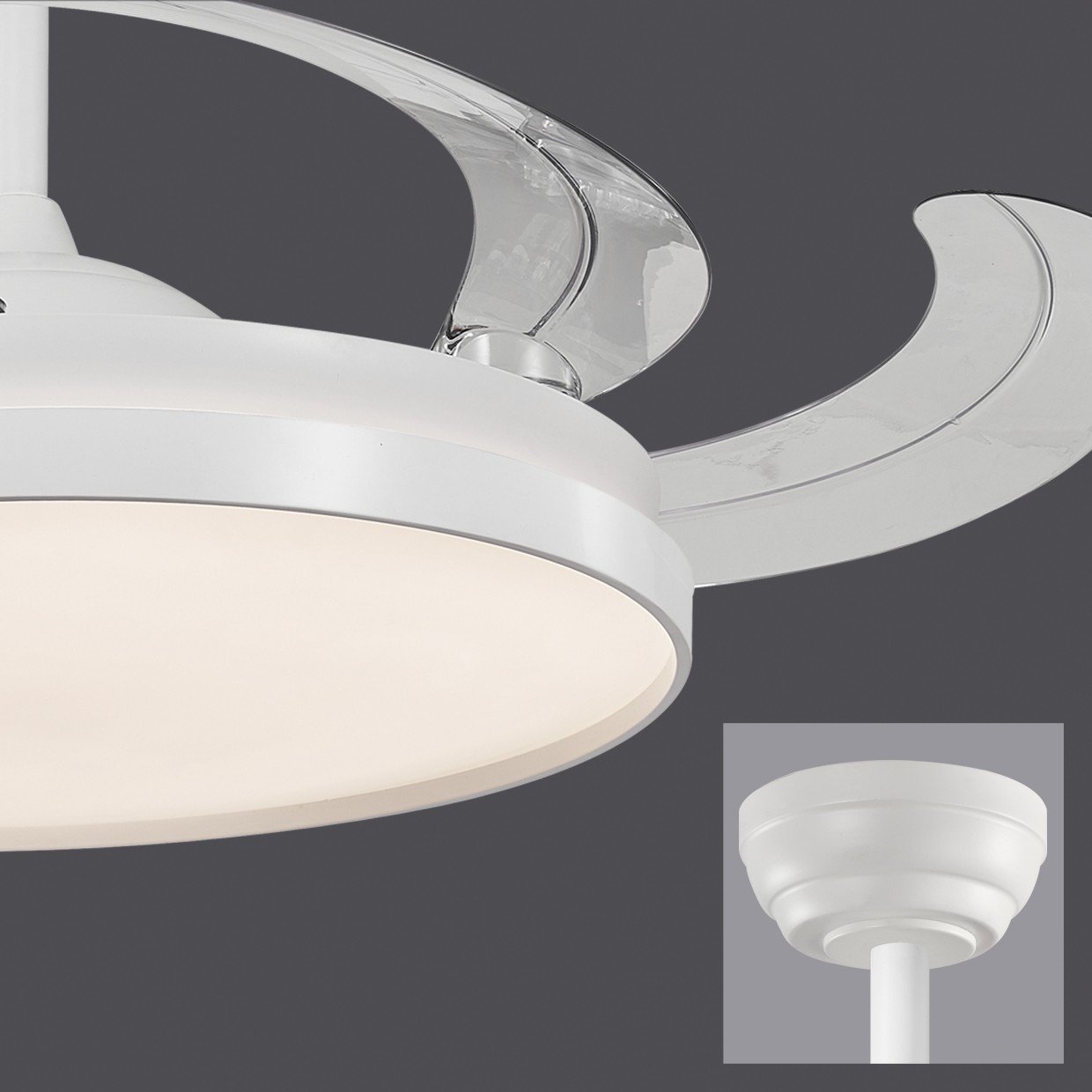 VENTILADOR HENRY XXL BLANCO 60CMS 5 PALAS - Imagen 7