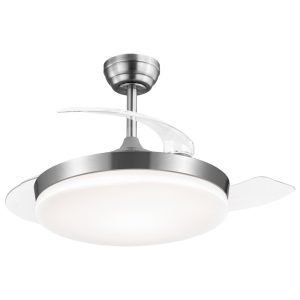 VENTILADOR MALTA NIQUEL SATINA 50 CM 3 PALAS