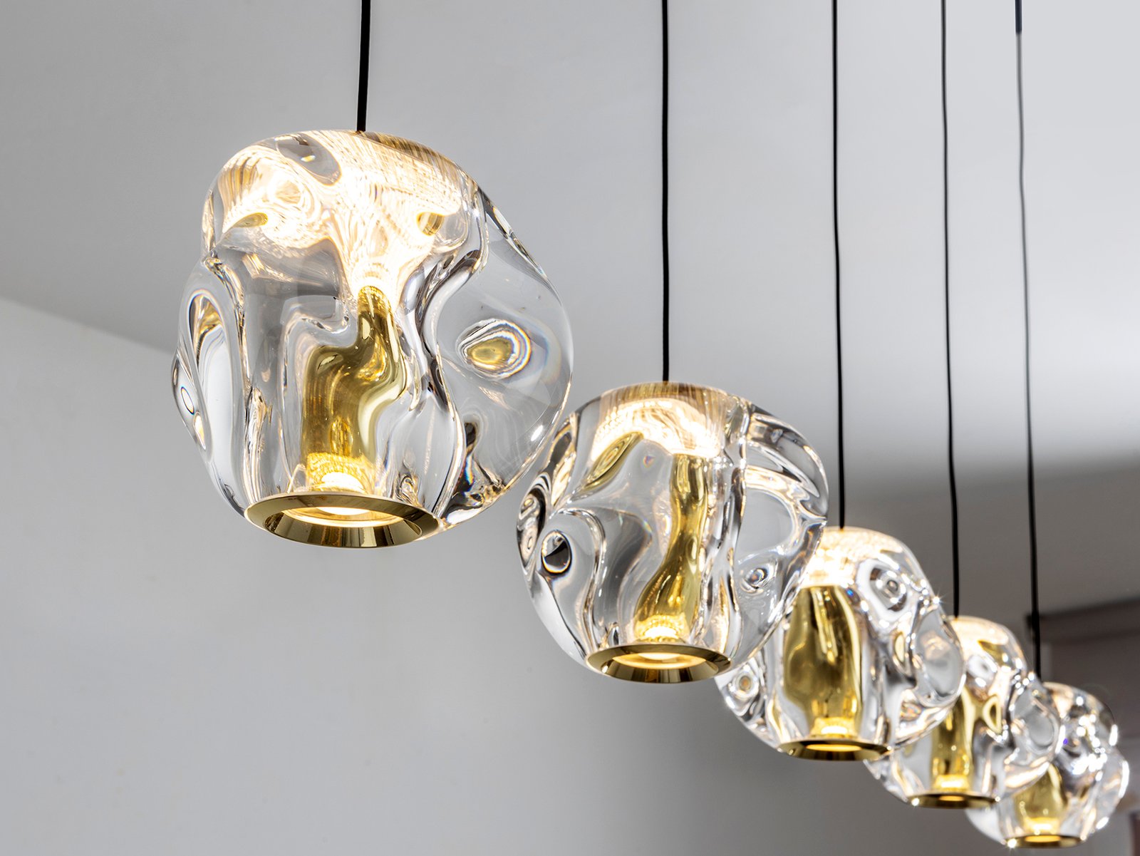 ZARIA- LAMP 5L- NEGRO/ORO/TRANSP DIM - Imagen 3