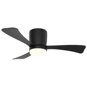 VENTILADOR KENT NEGRO 107CM 3 PALAS LED 18W