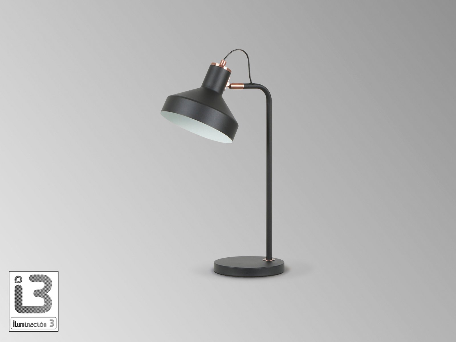 I3-IRIAS- SOBREMESA 1L NEGRO-COBRE - Imagen 4