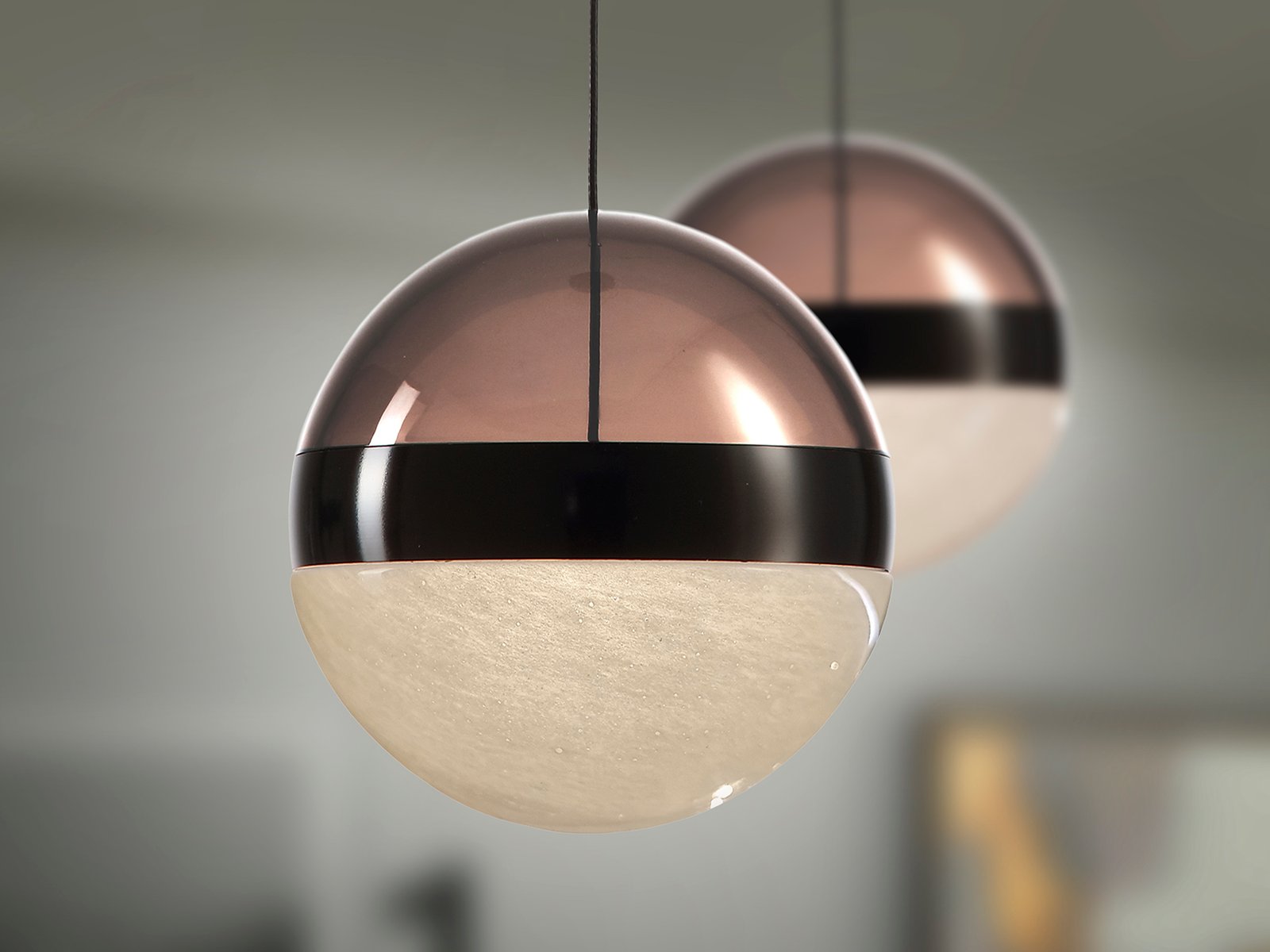 ORBES- LAMPARA 1L CROMO NEGRO D15 - Imagen 3