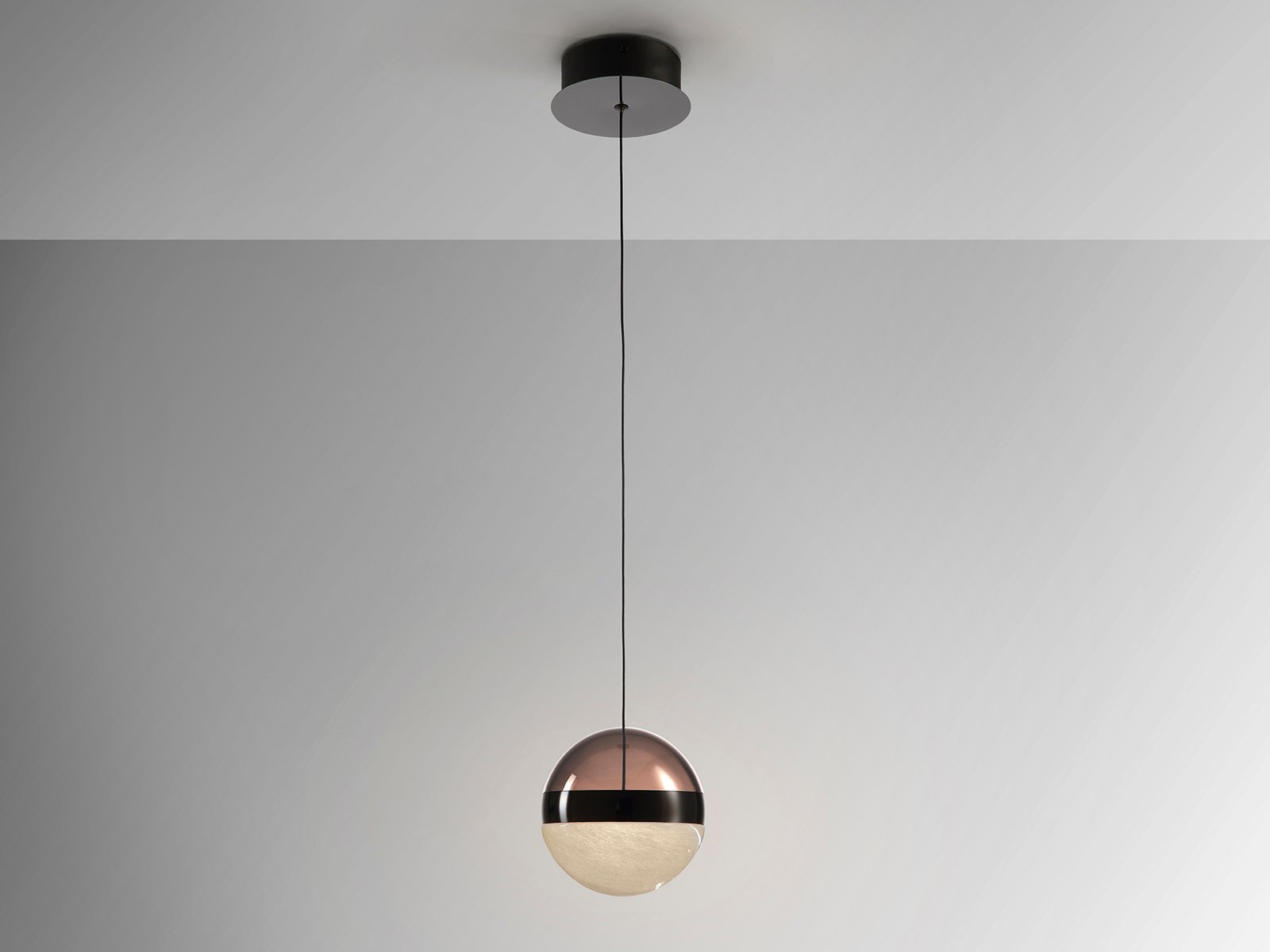 ORBES- LAMPARA 1L CROMO NEGRO D15 - Imagen 4