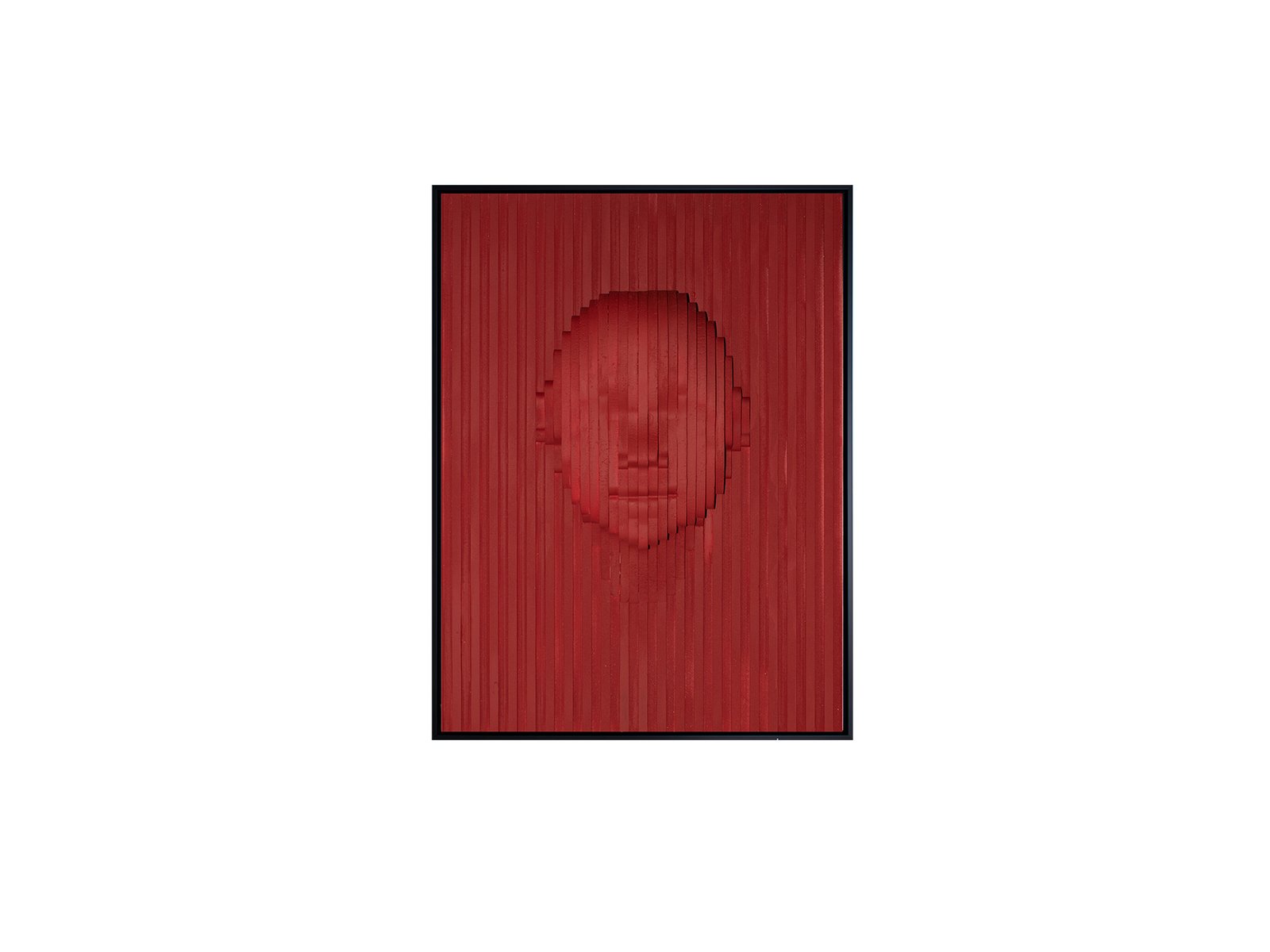 RED FACE - BAJORRELIEVE 90X120 - Imagen 5