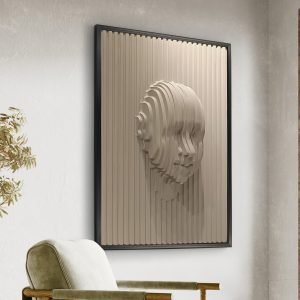 BEIGE FACE- BAJORRELIEVE 90X120