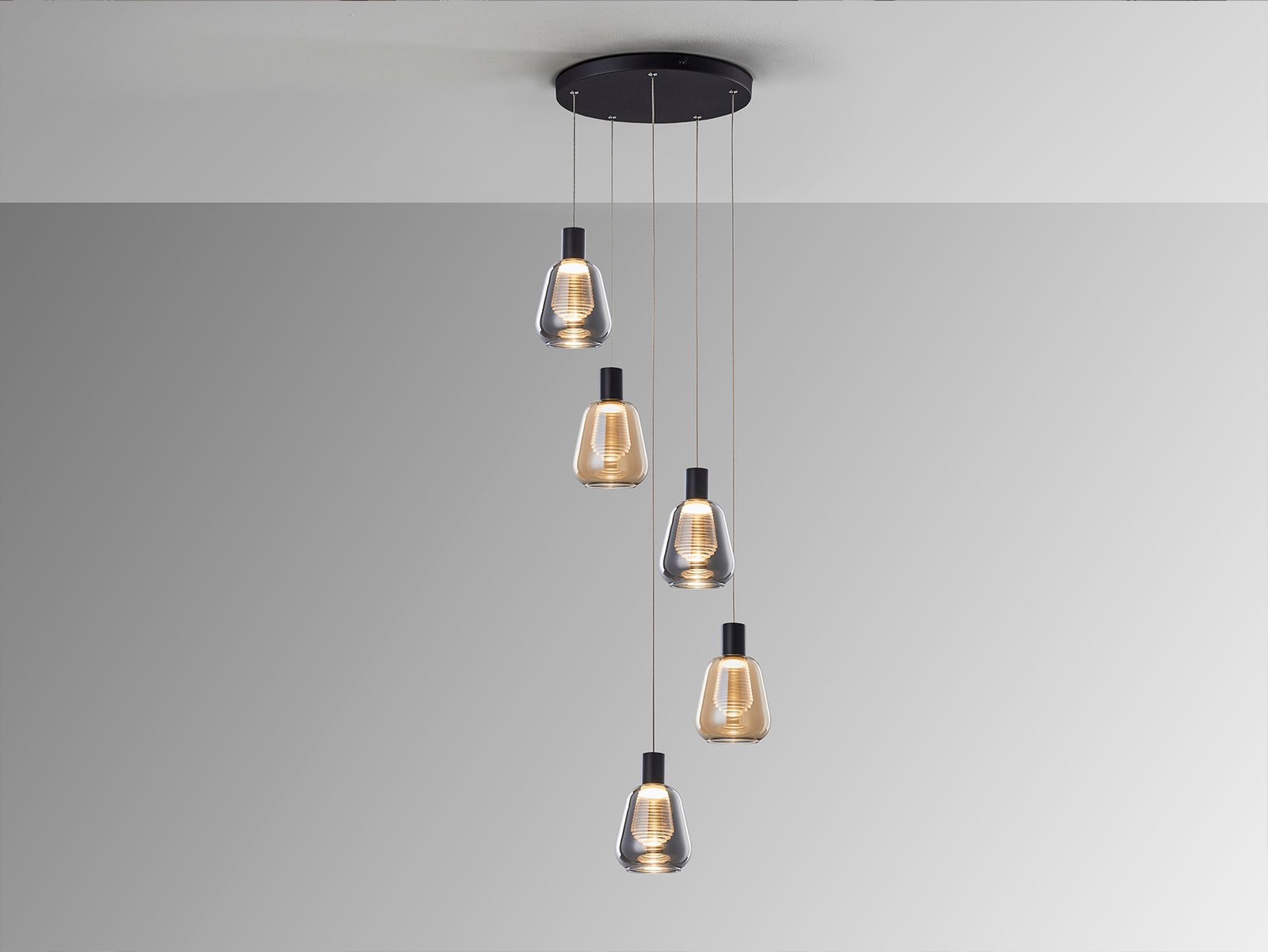 I3-CARISA- LAMPARA 5L NEGRO D40 - Imagen 3