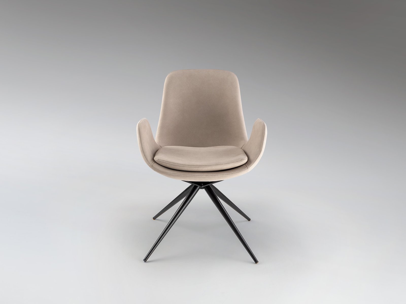 ZUNA- SILLA GIRATORIA BEIS - Imagen 6