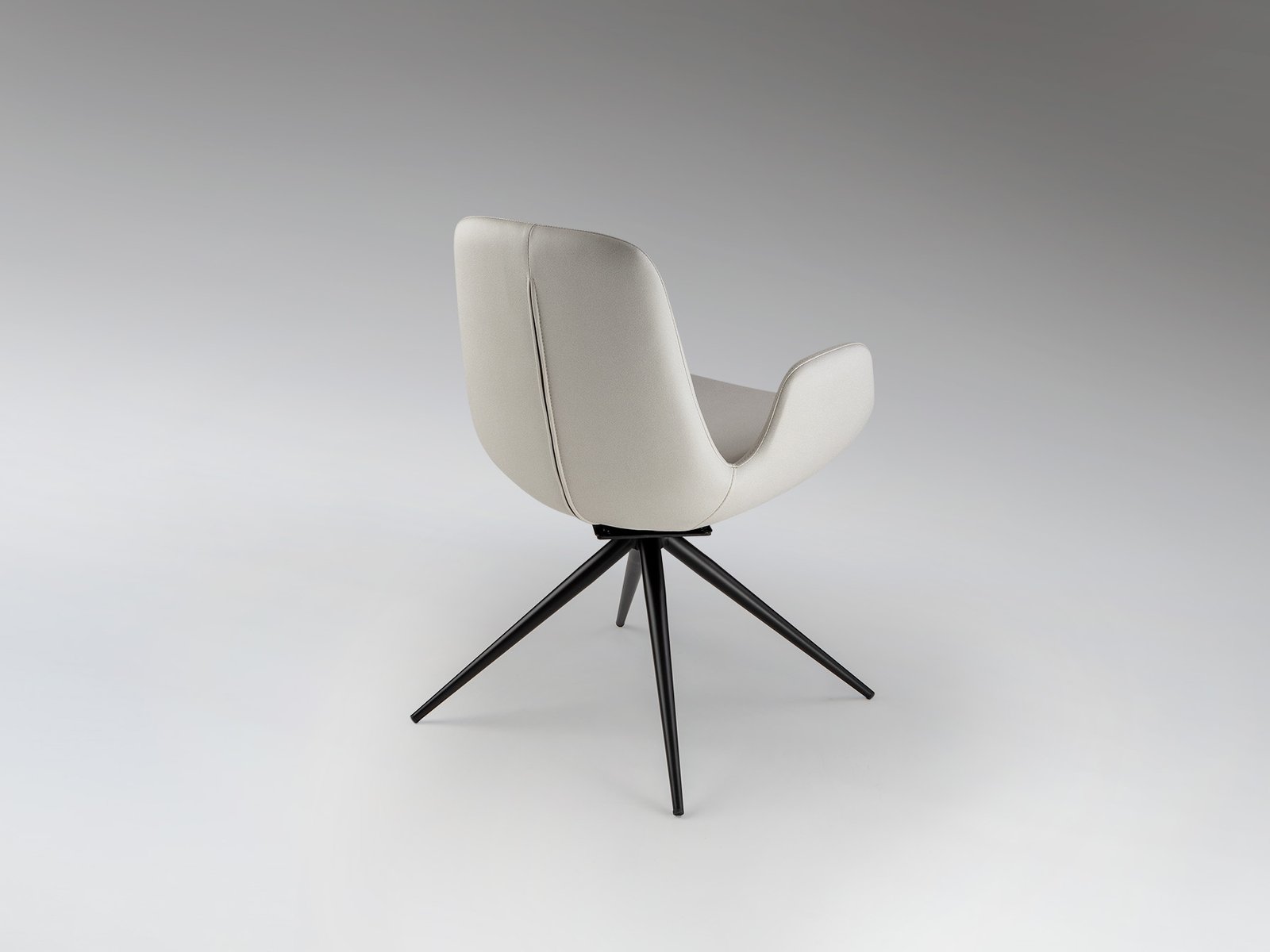 ZUNA- SILLA GIRATORIA BLANCA - Imagen 3