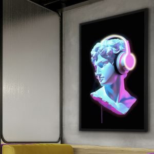 BUSTO COLOR-CUADRO LUZ LED 80X120