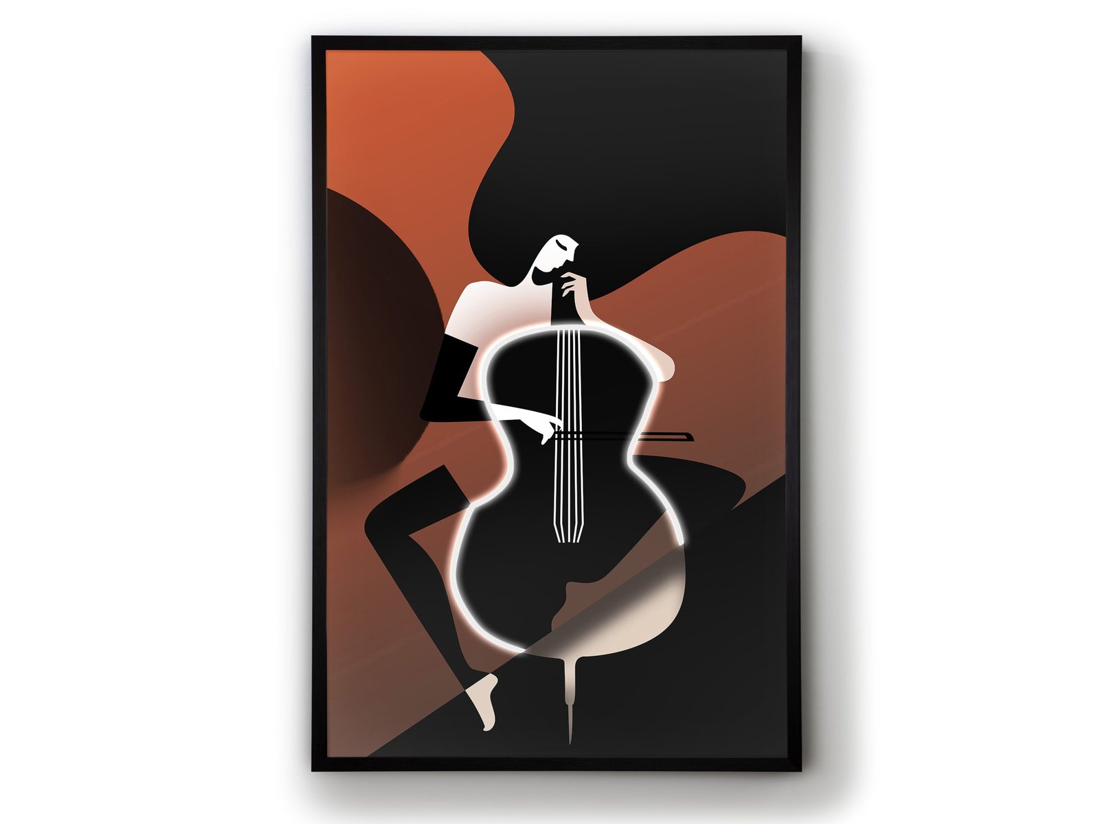 VIOLONCHELO-CUADRO LUZ LED 80X120 - Imagen 5