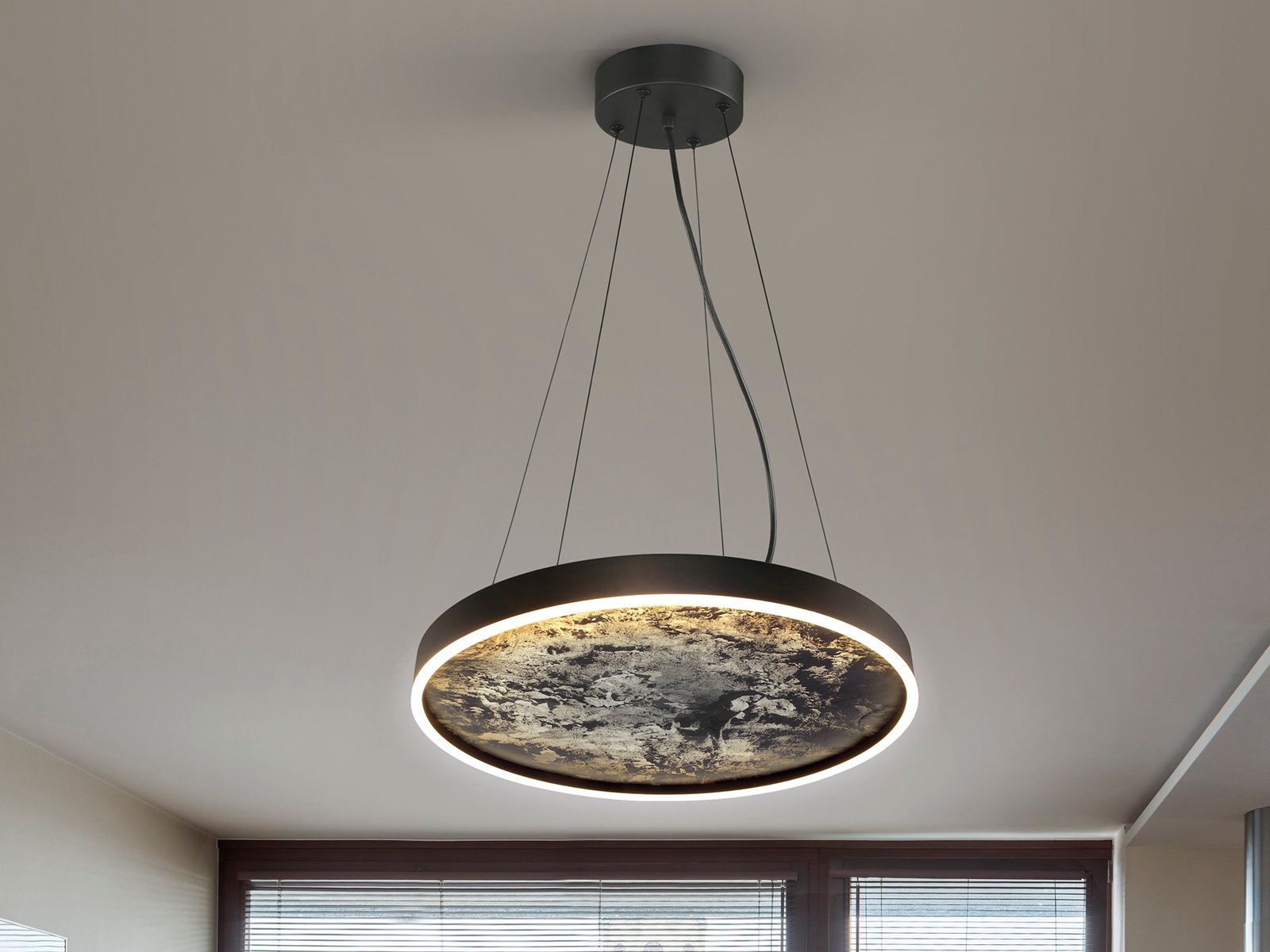 STONE- LAMPARA LED CCT -NEGRA 60D